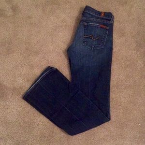 7 for all mankind flared jeans